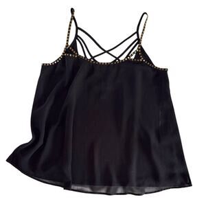 Forever 21 Strappy Beaded Cocktail Top size Medium